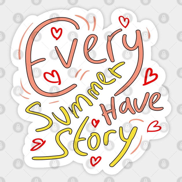 every summer have story Sticker by dexstarpanda